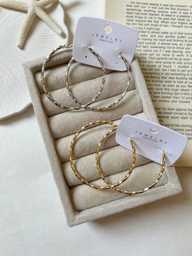 گوشواره حلقهای سایز ۳ پیچدار